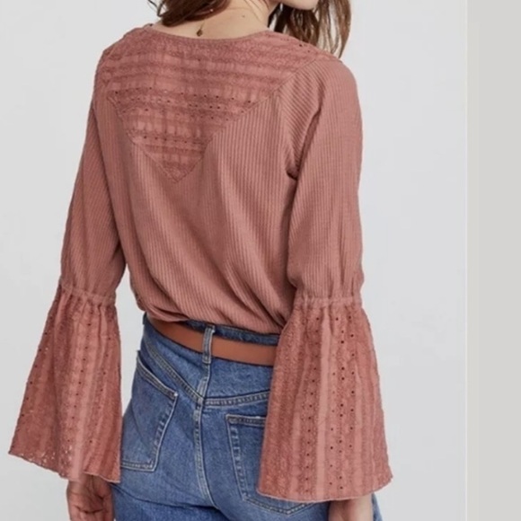 Free People Tops - Free People Parisian Nights Bell Sleeve Top